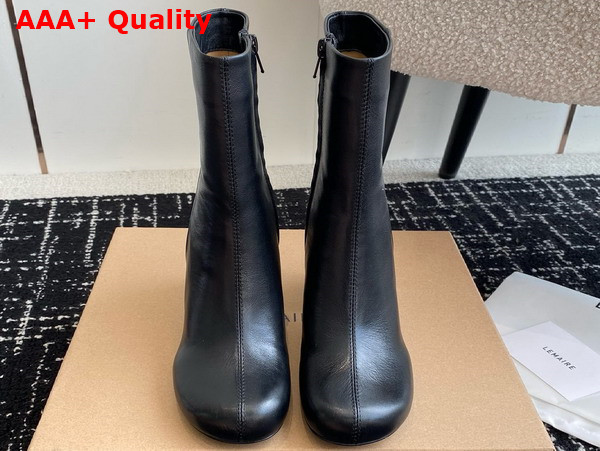 Lemaire Anatomic Boots 80 Women bk999 Black ll0078 Glossy Vegetable Leather Replica