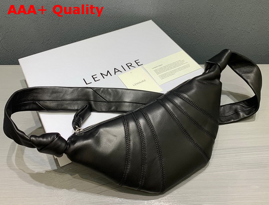 Lemaire Black Small Croissant Bag Replica