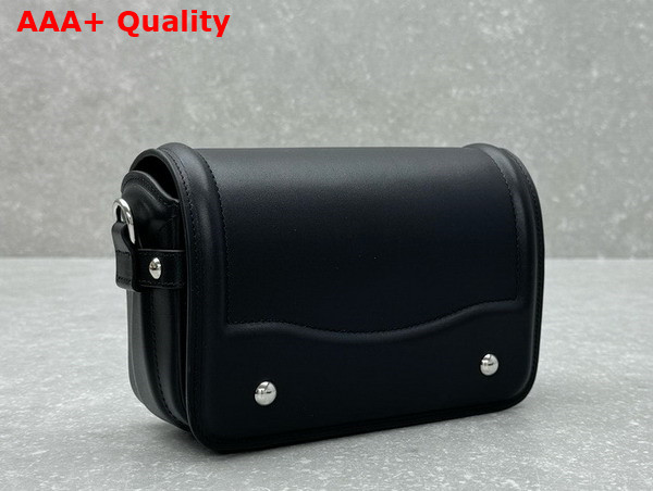 Lemaire Ransel Mini Satchel Black Glossy Leather Replica