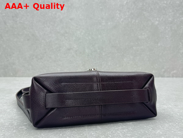 Lemaire Small Gear Bag Dark Eggplant Glossy Vegetable Leather Replica