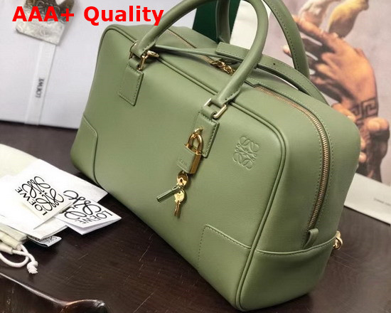 Loewe Amazona 28 Bag in Avocado Green Nappa Calfskin Replica