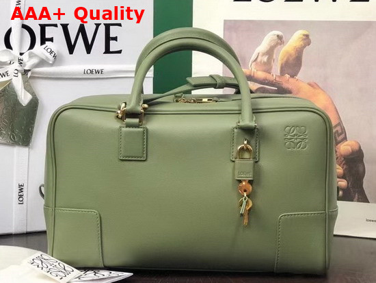 Loewe Amazona 28 Bag in Avocado Green Nappa Calfskin Replica