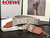 Loewe Anagram Strap in Jacquard and Calfskin Natural Tan Replica