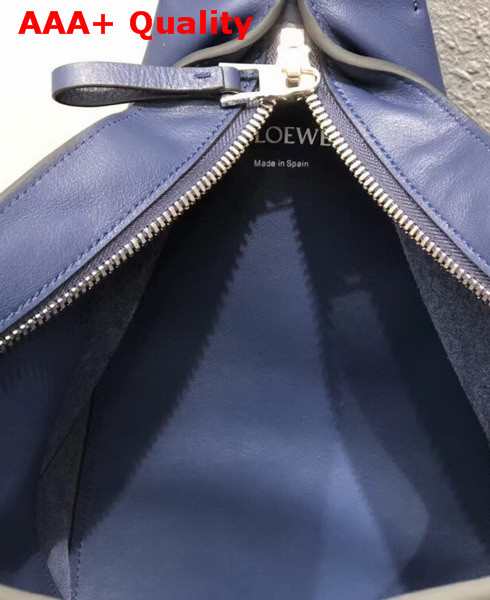 Loewe Anton Backpack Navy Blue Classic Calf Leather Replica