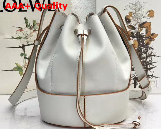 Loewe Balloon Small Bag Soft White Nappa Calf Leather Replica