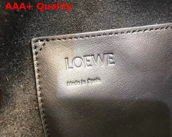 Loewe Balloon Small Bag in Black Tan Nappa Calf Leather Replica