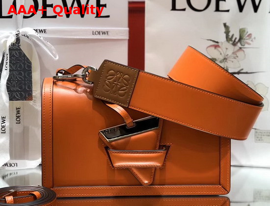 Loewe Barcelona Bag Orange Boxcalf Replica