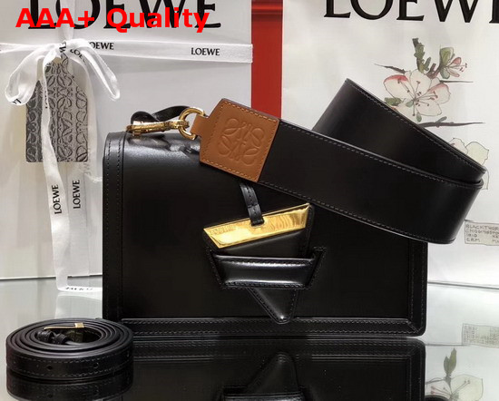 Loewe Barcelona Bag in Black Boxcalf Replica