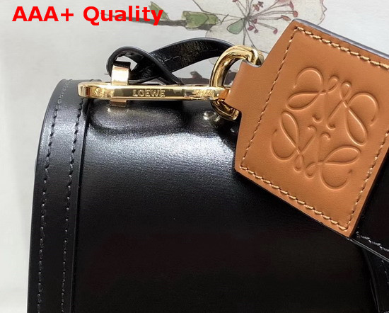 Loewe Barcelona Bag in Black Boxcalf Replica