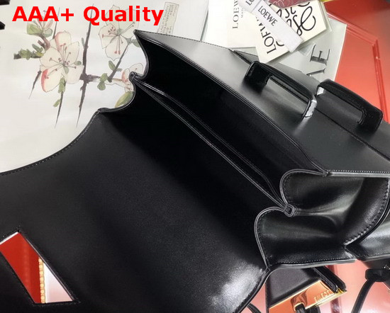 Loewe Barcelona Bag in Black Boxcalf Replica