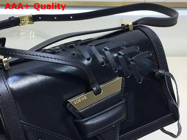 Loewe Barcelona Laced Small Bag Black Calfskin Replica