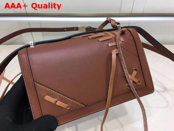 Loewe Barcelona Laced Small Bag Tan Calfskin Replica