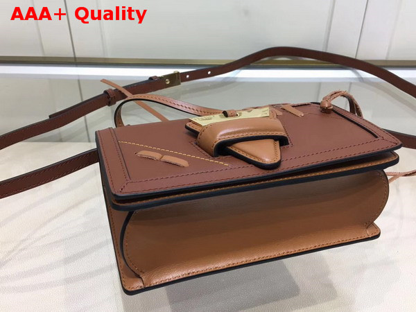 Loewe Barcelona Laced Small Bag Tan Calfskin Replica