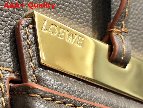 Loewe Barcelona Soft Bag Dark Taupe Soft Grained Calf Replica