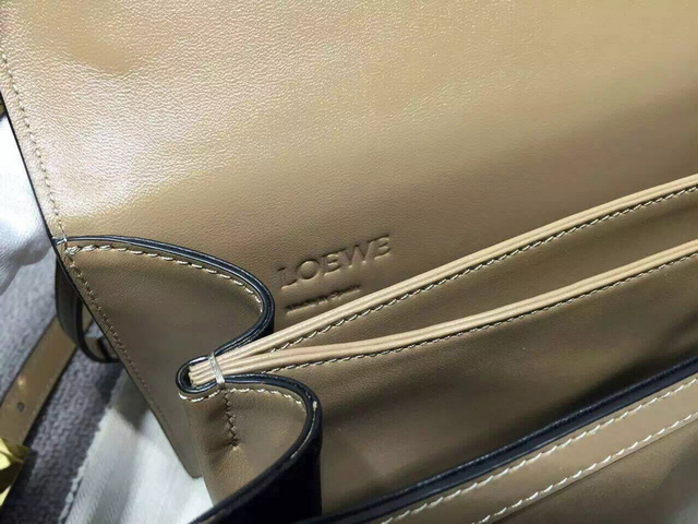 Loewe Barcelona Structured Bag Apricot Calf Leather for Sale