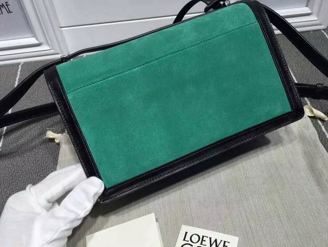 Loewe Barcelona Structured Bag In Suede And Calf Leather for Sale