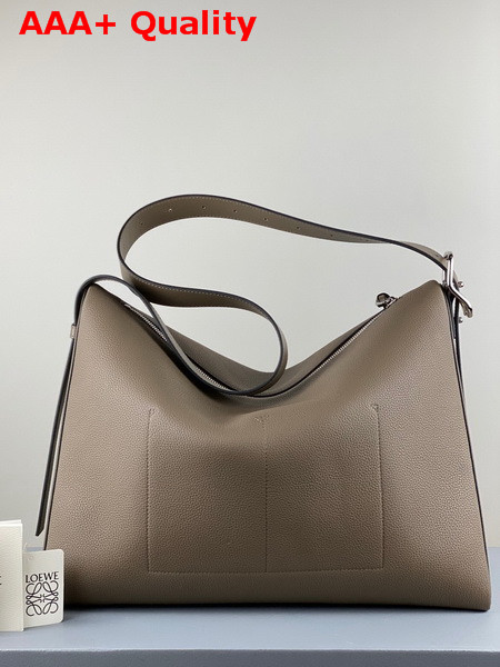 Loewe Berlingo Bag in Grained Calfskin Grey Replica