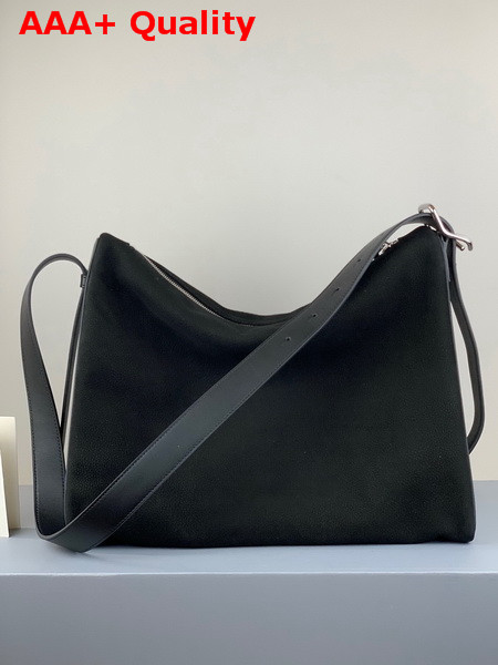 Loewe Berlingo Bag in Suede and Calfskin Black Replica