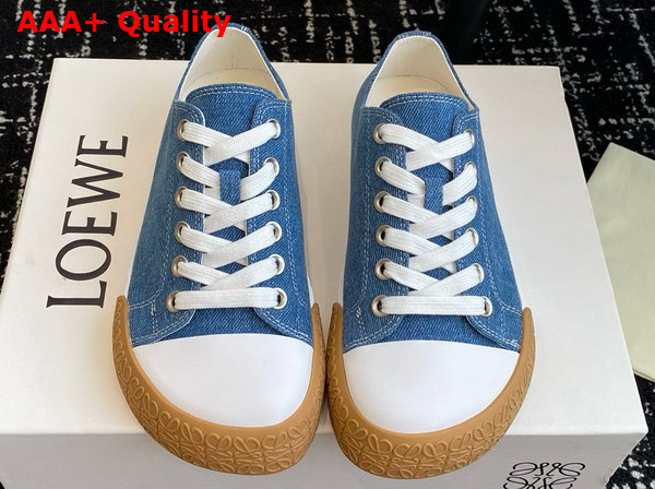 Loewe Bloc Sneaker in Blue Denim Replica