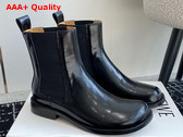 Loewe Campo Chelsea Boot in Black Brushed Calfskin Replica