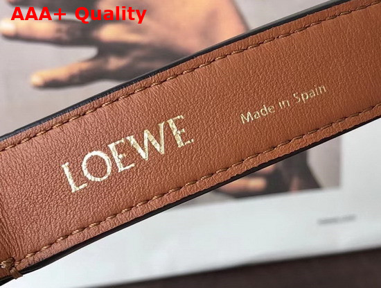 Loewe Cubi Bag in Anagram Jacquard and Calfskin Ecru Tan Replica