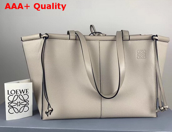 Loewe Cushion Tote Light Oat Soft Grained Calf Replica