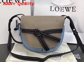 Loewe Gate Bag Light Grey and Baby Blue Color Replica