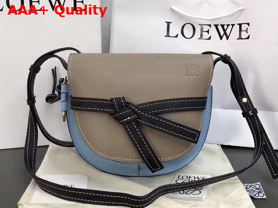 Loewe Gate Bag Light Grey and Baby Blue Color Replica