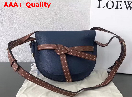 Loewe Gate Bag Varsity Blue Pecan Color Replica