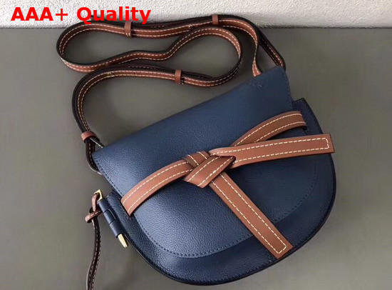 Loewe Gate Bag Varsity Blue Pecan Color Replica