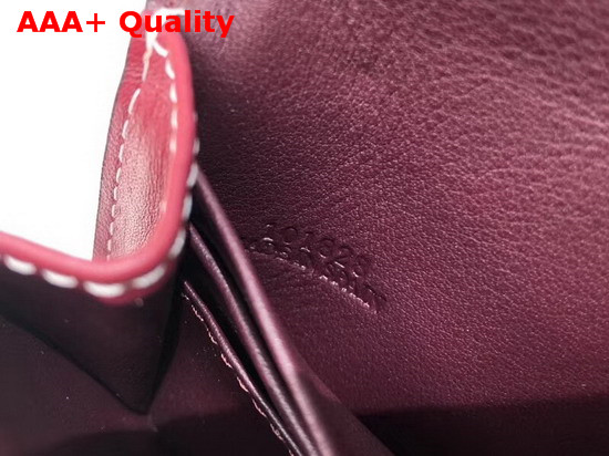 Loewe Gate Pochette Wine Oxblood Smooth Calf Leather Replica