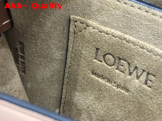 Loewe Gate Small Bag Amber Light Grey Rust Color Replica