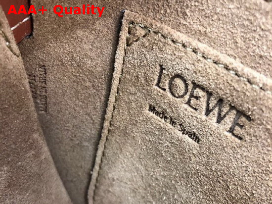 Loewe Gate Small Bag Leaf Yellow Soft Calf Leather Replica