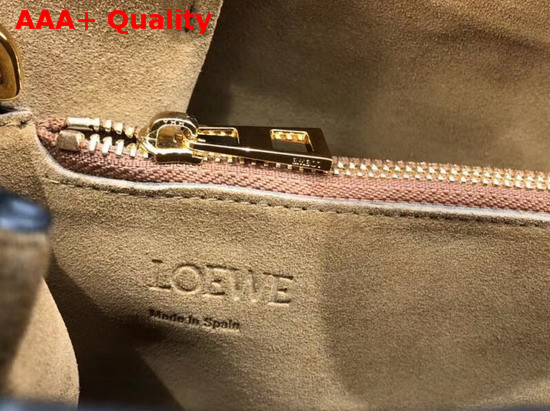 Loewe Gate Top Handle Bag Black Pecan Color Large Size Replica