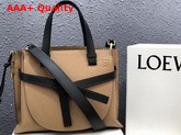 Loewe Gate Top Handle Small Bag Mocca Black Soft Grained Calf Replica