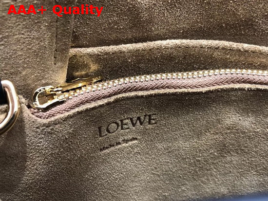 Loewe Gate Top Handle Small Bag Mocca Black Soft Grained Calf Replica