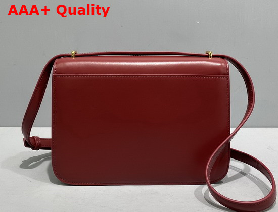 Loewe Goya Bag in Silk Calfskin Deep Red Replica