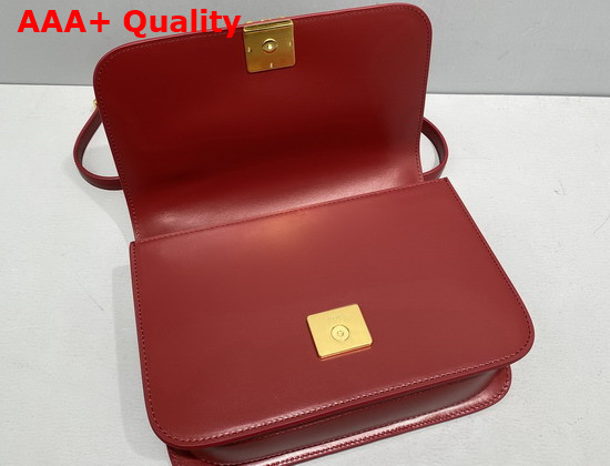 Loewe Goya Bag in Silk Calfskin Deep Red Replica