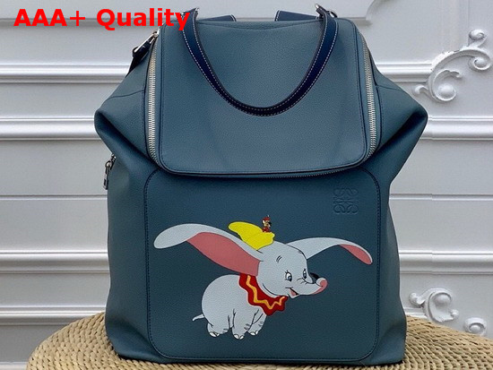 Loewe Goya Dumbo Backpack Stone Blue Soft Grained Calf Replica