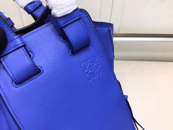 Loewe Hammock Bag in Electric Blue Classic Calf For Sale