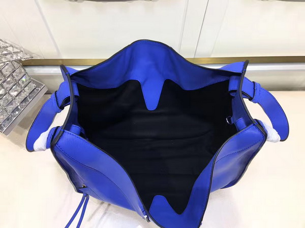 Loewe Hammock Bag in Electric Blue Classic Calf For Sale