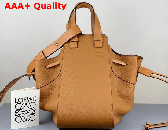 Loewe Hammock Drawstring Medium Bag Light Caramel Soft Grained Calf Replica