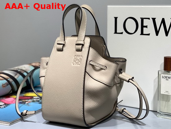 Loewe Hammock Drawstring Mini Bag Light Oat Soft Grained Calf Replica