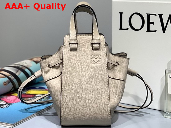 Loewe Hammock Drawstring Mini Bag Light Oat Soft Grained Calf Replica