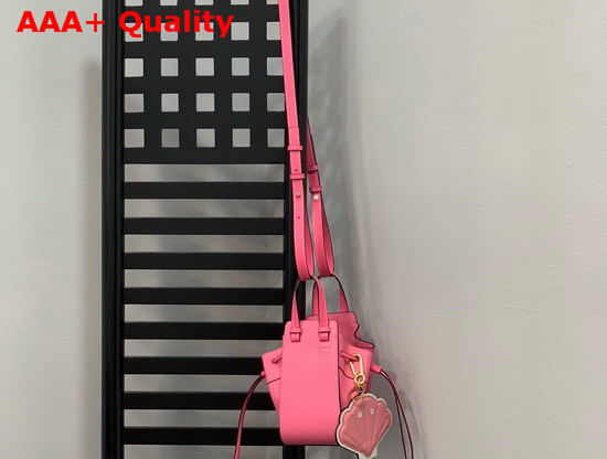 Loewe Hammock Drawstring Mini Bag Pink Soft Grained Calf Replica