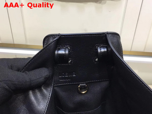 Loewe Hammock Laced Small Bag Black Calfskin Replica