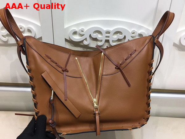 Loewe Hammock Laced Small Bag Tan Calfskin Replica