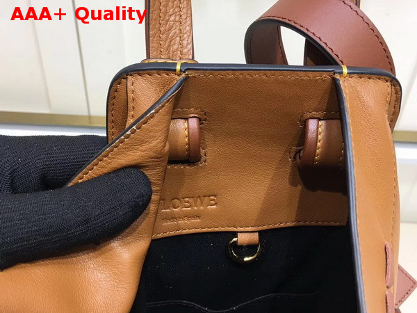 Loewe Hammock Laced Small Bag Tan Calfskin Replica