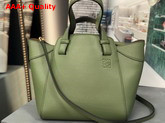 Loewe Hammock Nugget Bag in Avocado Green Nappa Calfskin Replica