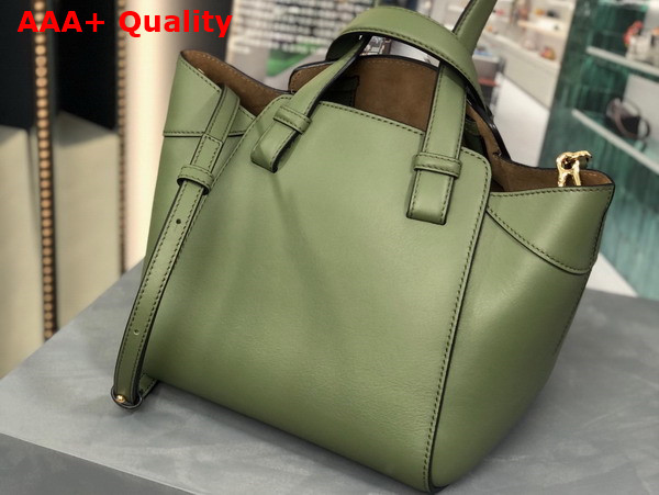 Loewe Hammock Nugget Bag in Avocado Green Nappa Calfskin Replica